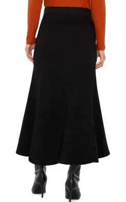 Skirts|Skirts-Liverpool Los Angeles PULL ON MERMAID MAXI SKIRT Blackrinse