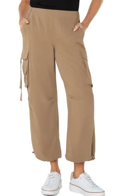 Pants|Utility Pants-Liverpool Los Angeles PULL-ON PARACHUTE CARGO PANTS Palosanto