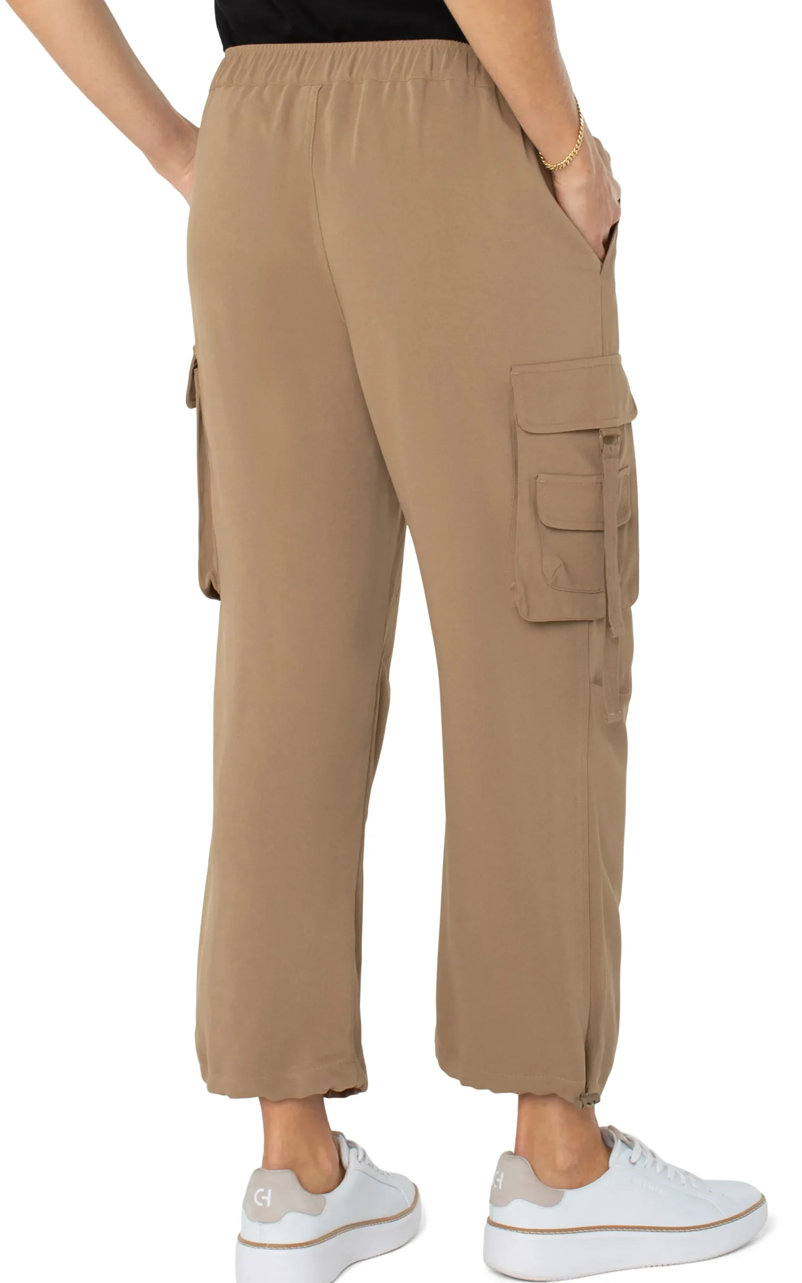 Pants|Utility Pants-Liverpool Los Angeles PULL-ON PARACHUTE CARGO PANTS Palosanto