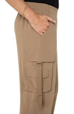Pants|Utility Pants-Liverpool Los Angeles PULL-ON PARACHUTE CARGO PANTS Palosanto