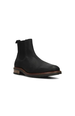 Boots-Liverpool Los Angeles RAIL SUEDE LEATHER BOOT Blackoilsuede