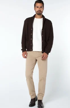 Colored Twills|Relaxed Straight-Liverpool Los Angeles REGENT RELAXED STRAIGHT PEACHED COLORED TWILL Khaki