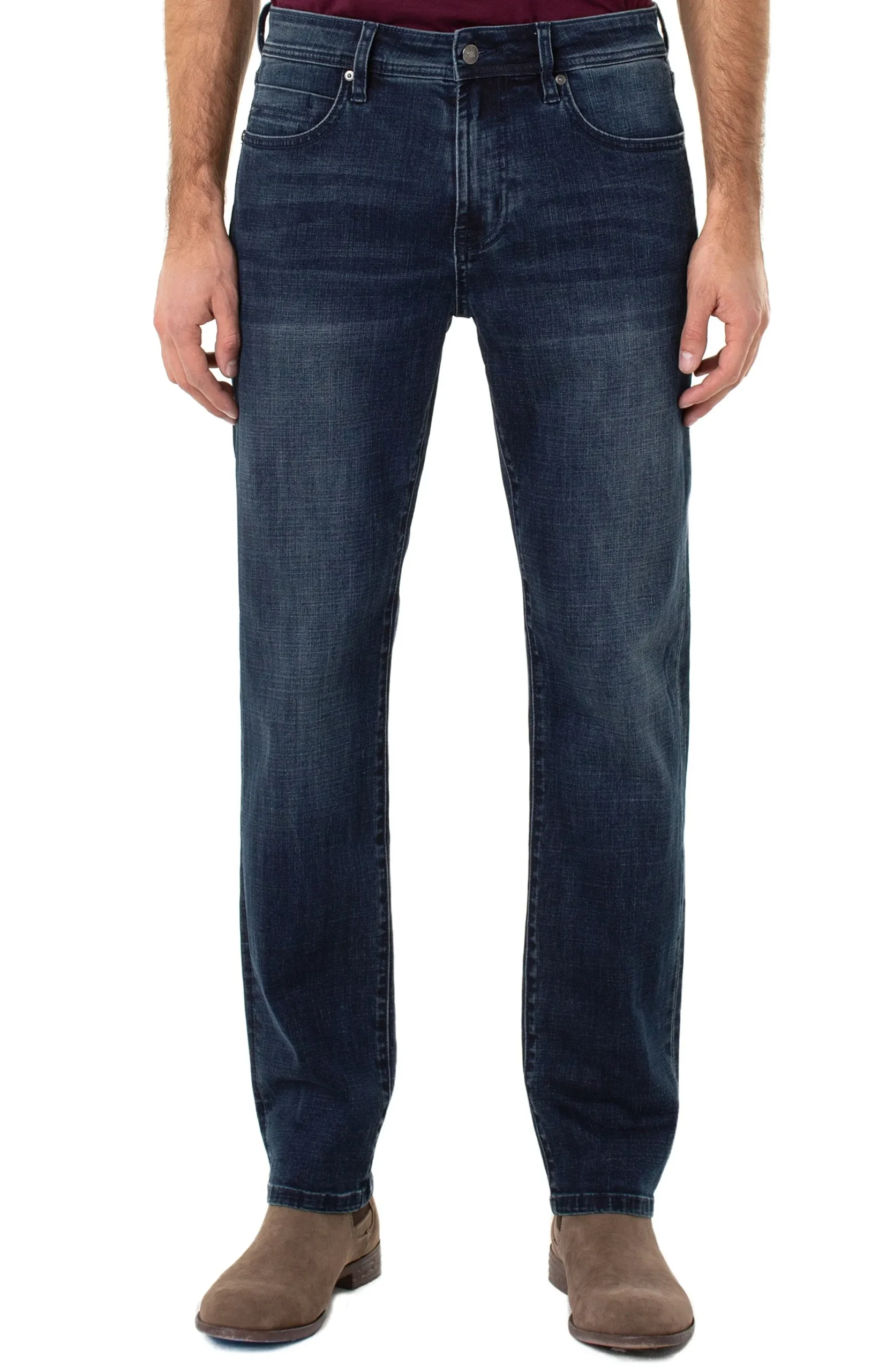 Relaxed Straight|Jeans-Liverpool Los Angeles REGENT RELAXED STRAIGHT WITH COOLMAX - ECO Paloaltodark
