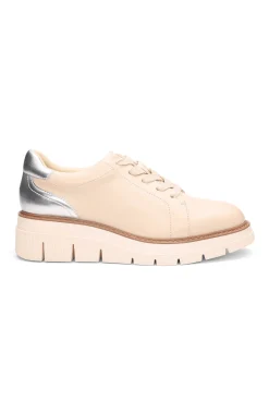 Sneakers-Liverpool Los Angeles RIVERSIDE LACE UP PLATFORM WITH RIDGE SOLE Ecrusilver