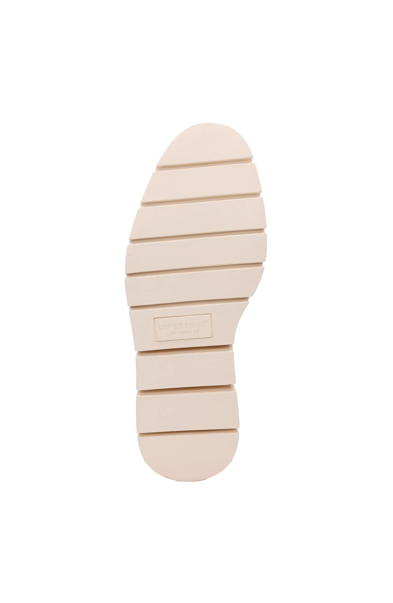Sneakers-Liverpool Los Angeles RIVERSIDE LACE UP PLATFORM WITH RIDGE SOLE Ecrusilver