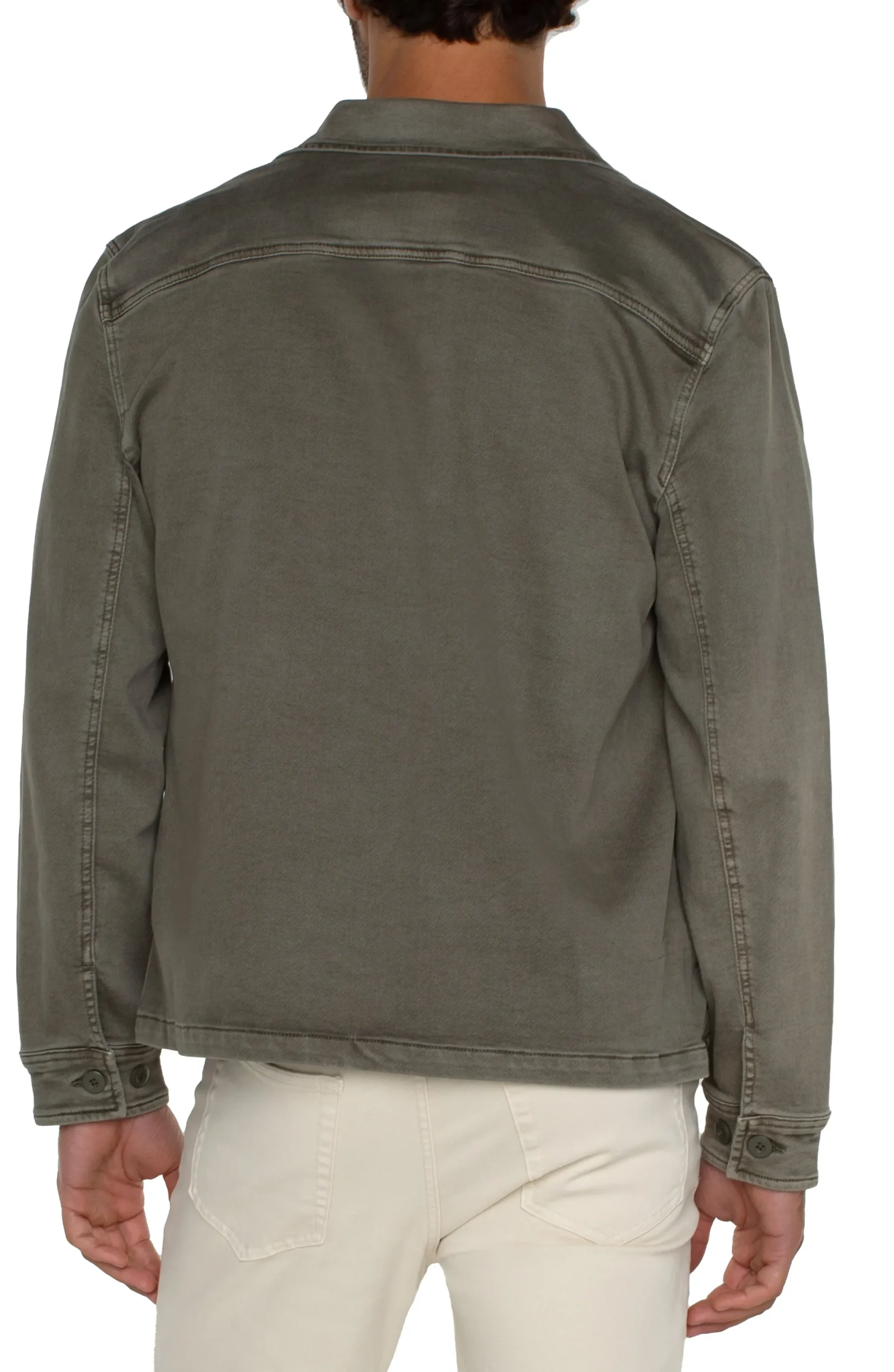 Jackets & Blazers-Liverpool Los Angeles SHIRT JACKET Pewtergreen