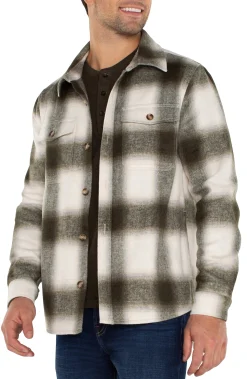 Jackets & Blazers-Liverpool Los Angeles SHIRT JACKET Ivoryolivemulti
