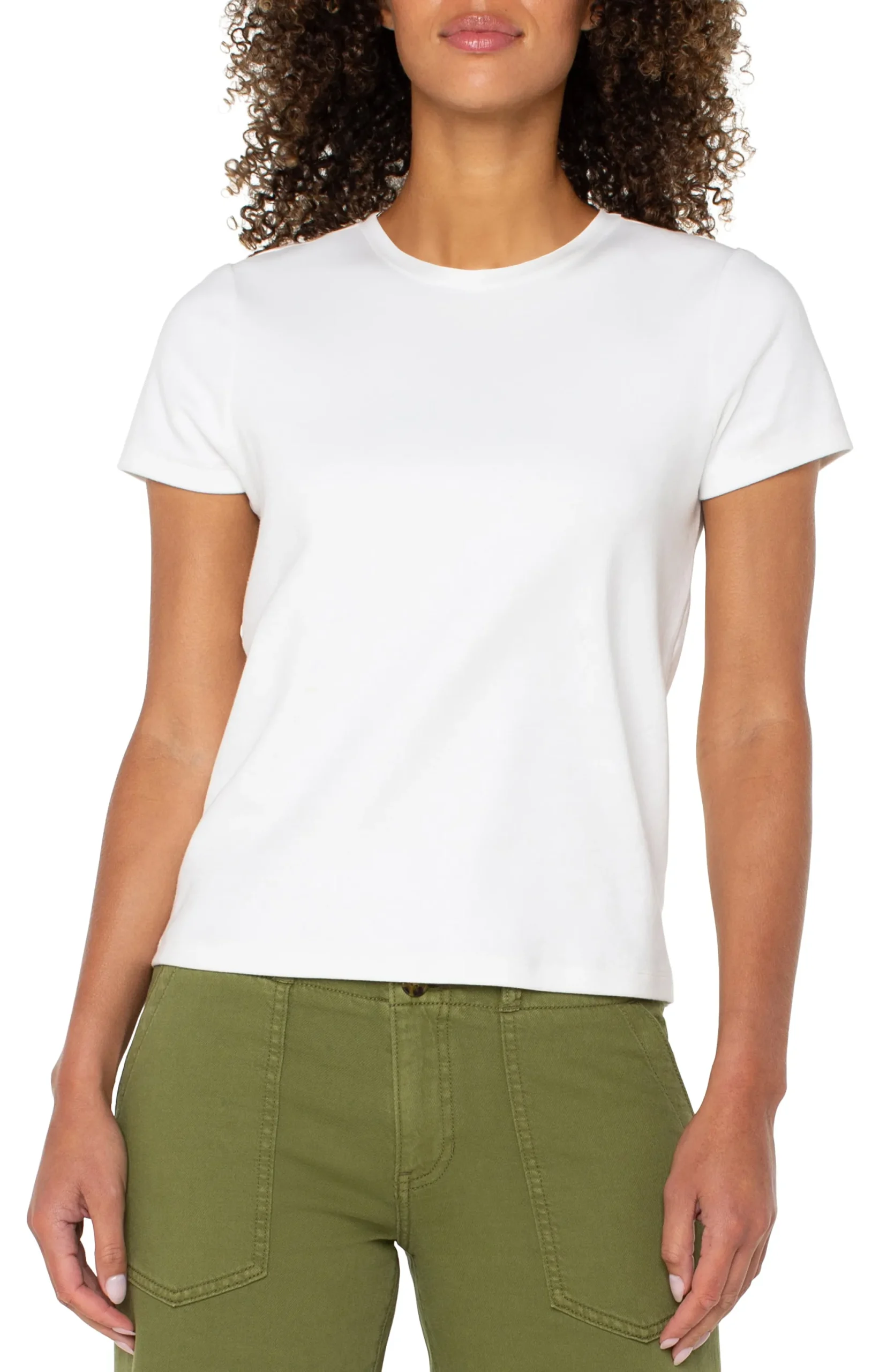 Tees-Liverpool Los Angeles SHORT SLEEVE CREW NECK TEE White