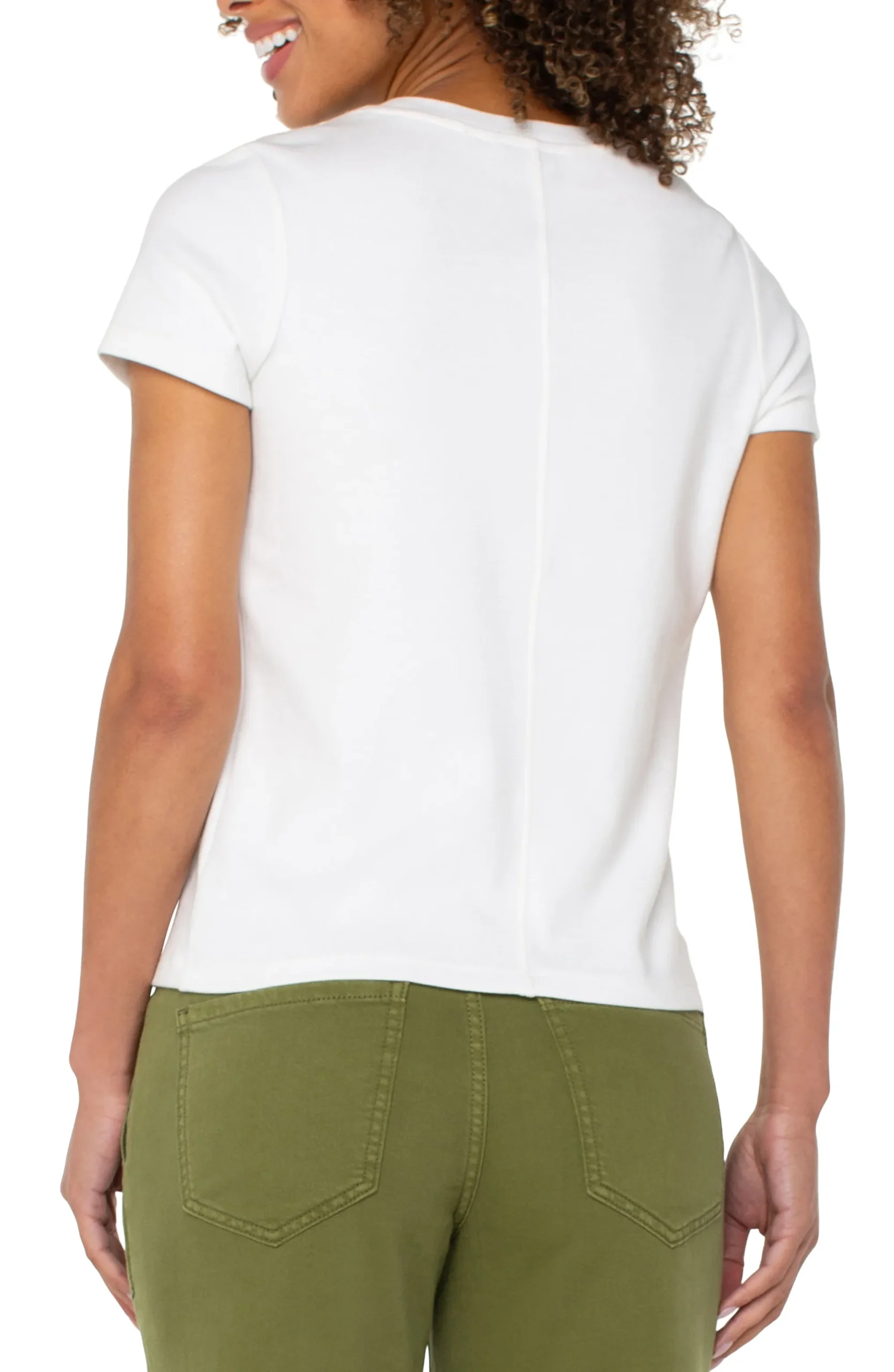 Tees-Liverpool Los Angeles SHORT SLEEVE CREW NECK TEE White