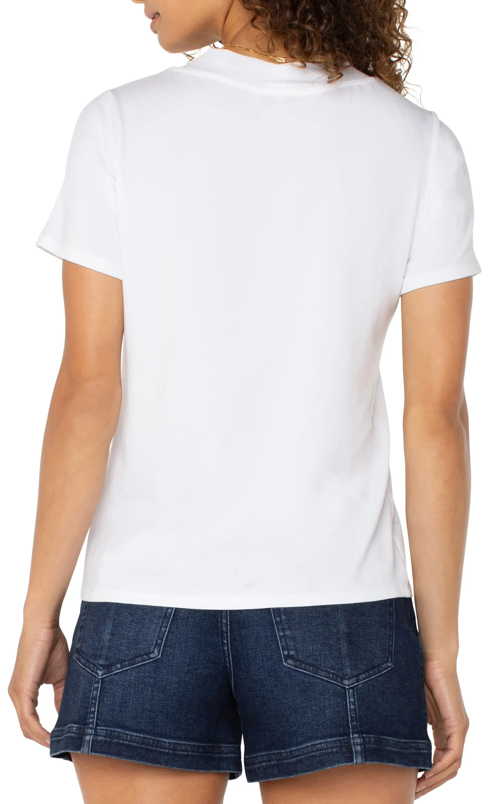 Tees-Liverpool Los Angeles SHORT SLEEVE KNIT TEE White