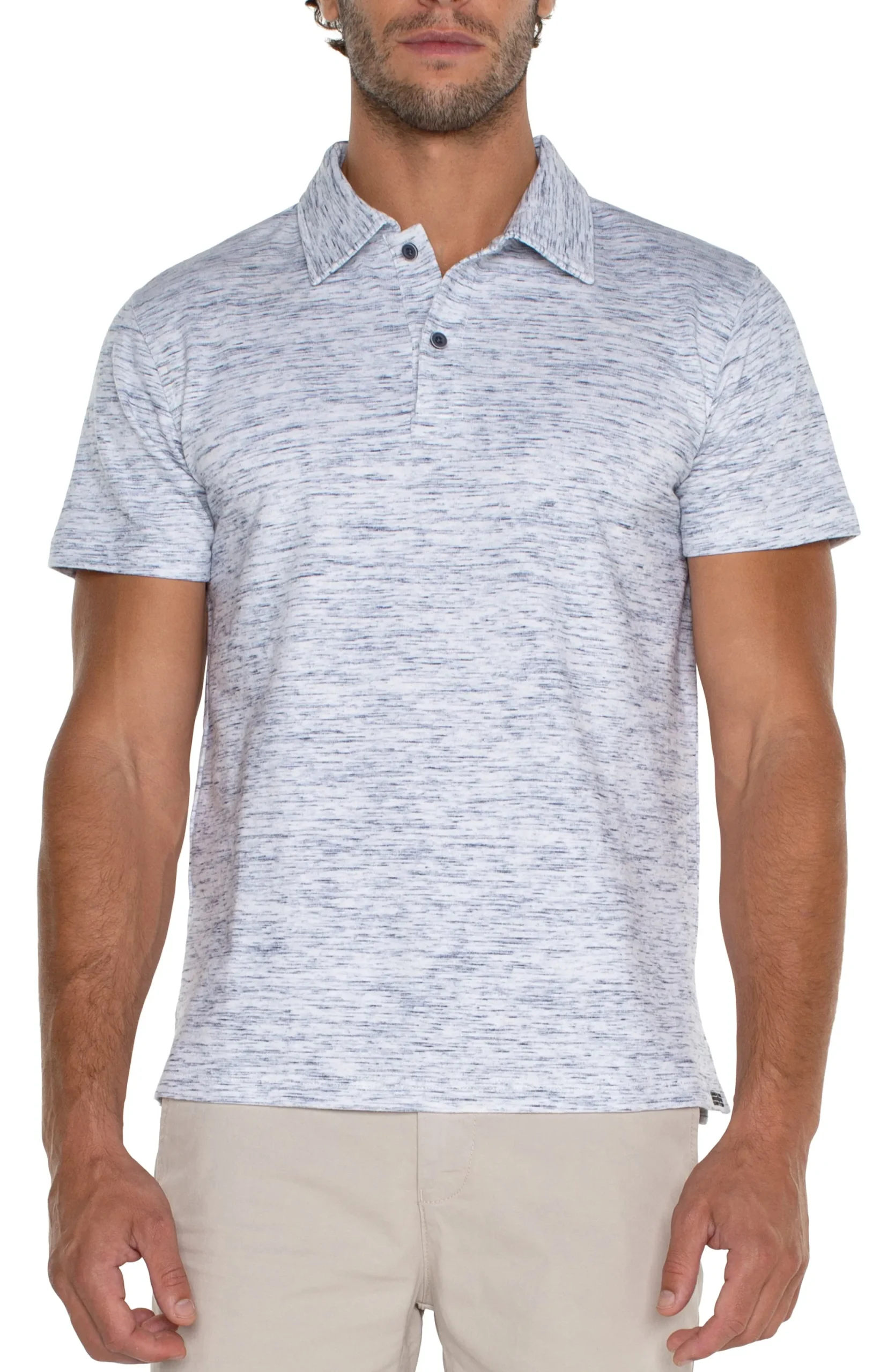 Shirts-Liverpool Los Angeles SHORT SLEEVE POLO Porcelainnavy
