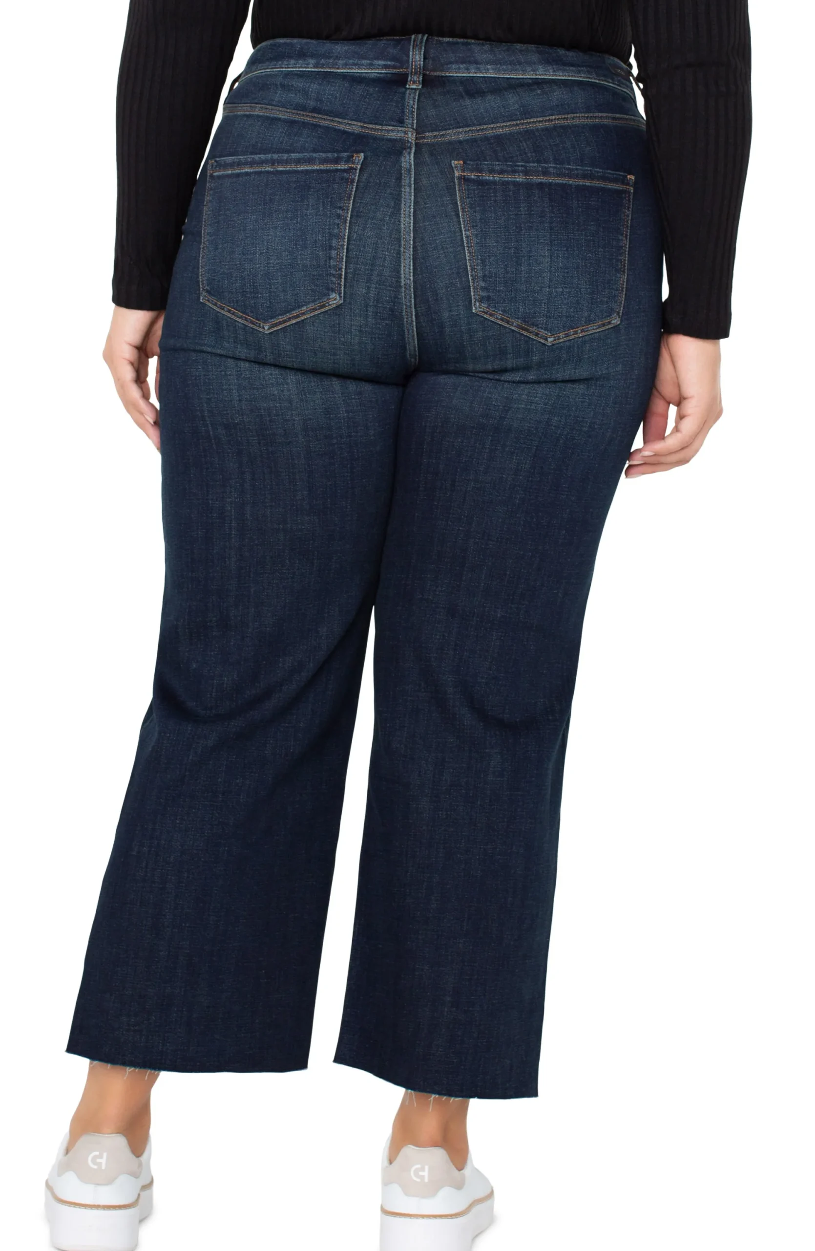 Jeans-Liverpool Los Angeles STRIDE HI-RISE CROP WITH WIDE CUT HEM Eastmoor