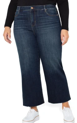 Jeans-Liverpool Los Angeles STRIDE HI-RISE CROP WITH WIDE CUT HEM Eastmoor