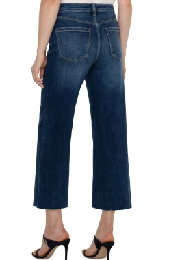 Wide-Leg|Jeans-Liverpool Los Angeles STRIDE HI-RISE WITH CUT HEM Bowers