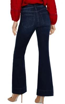 Jeans-Liverpool Los Angeles THE GIA GLIDER® FLARE WITH PINTUCKS Upland