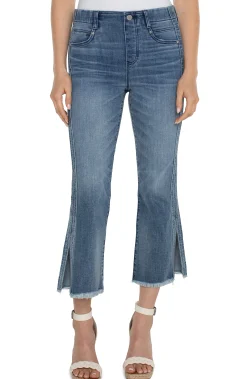 Jeans|Crops-Liverpool Los Angeles THE GIA GLIDER® CROP ECO FLARE Cherrycreek
