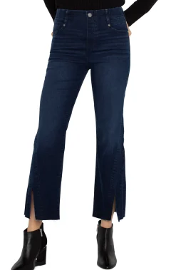 Jeans|Bootcut & Flares-Liverpool Los Angeles THE GIA GLIDER® CROP FLARE TWISTED SEAM - ECO Banning