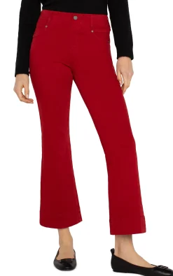 Jeans|Crops-Liverpool Los Angeles THE GIA GLIDER® CROP FLARE - ECO Carnelian
