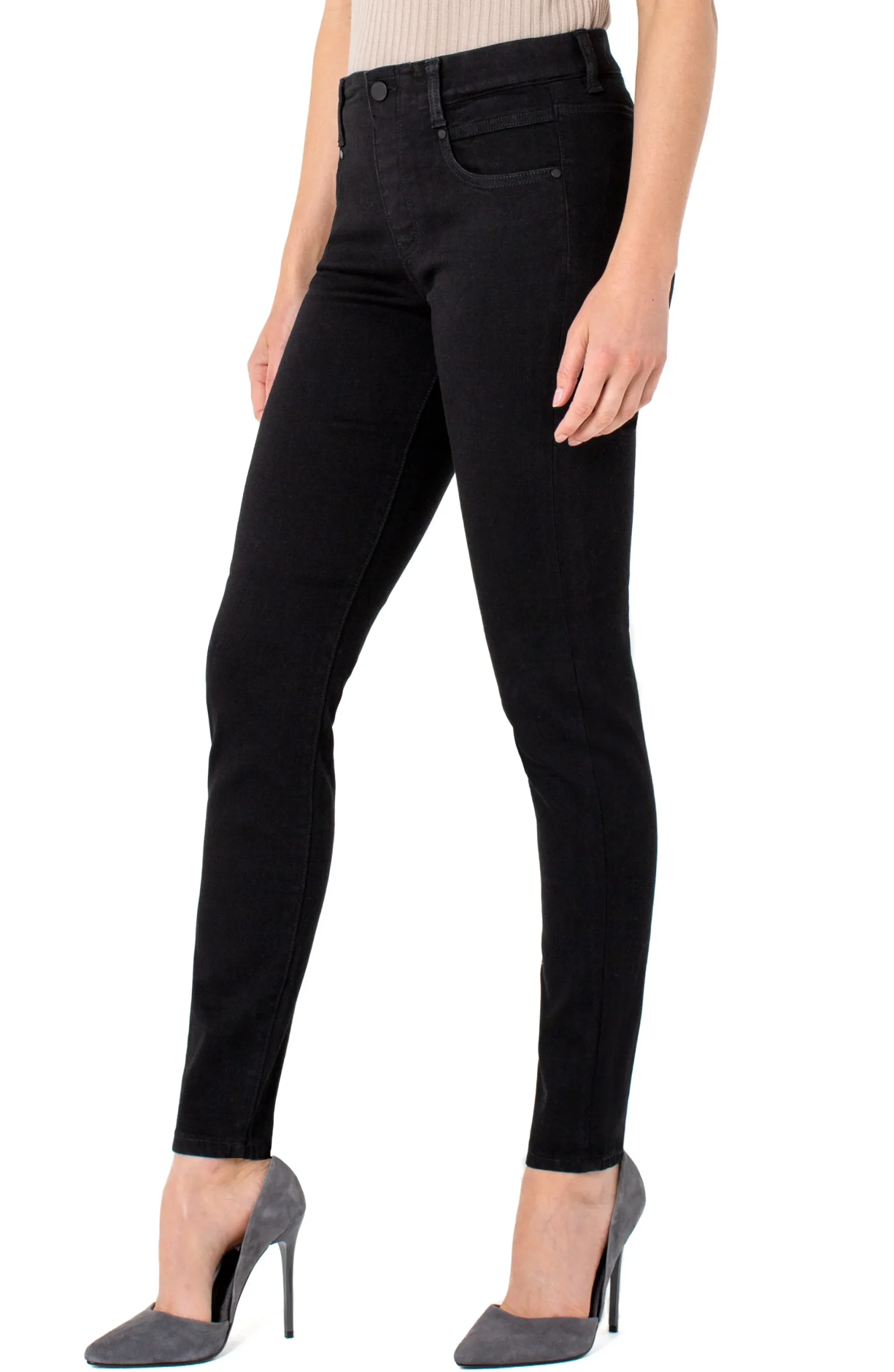 Skinny|Jeans-Liverpool Los Angeles THE GIA GLIDER® PULL-ON SKINNY ECO Blackrinse