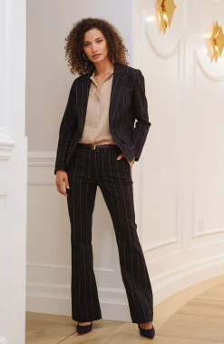Pants|Bootcut & Flares-Liverpool Los Angeles TROUSER FLARE Lapisindigostripe