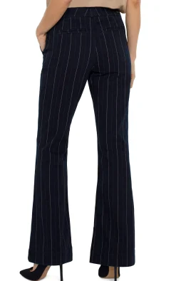 Pants|Bootcut & Flares-Liverpool Los Angeles TROUSER FLARE Lapisindigostripe