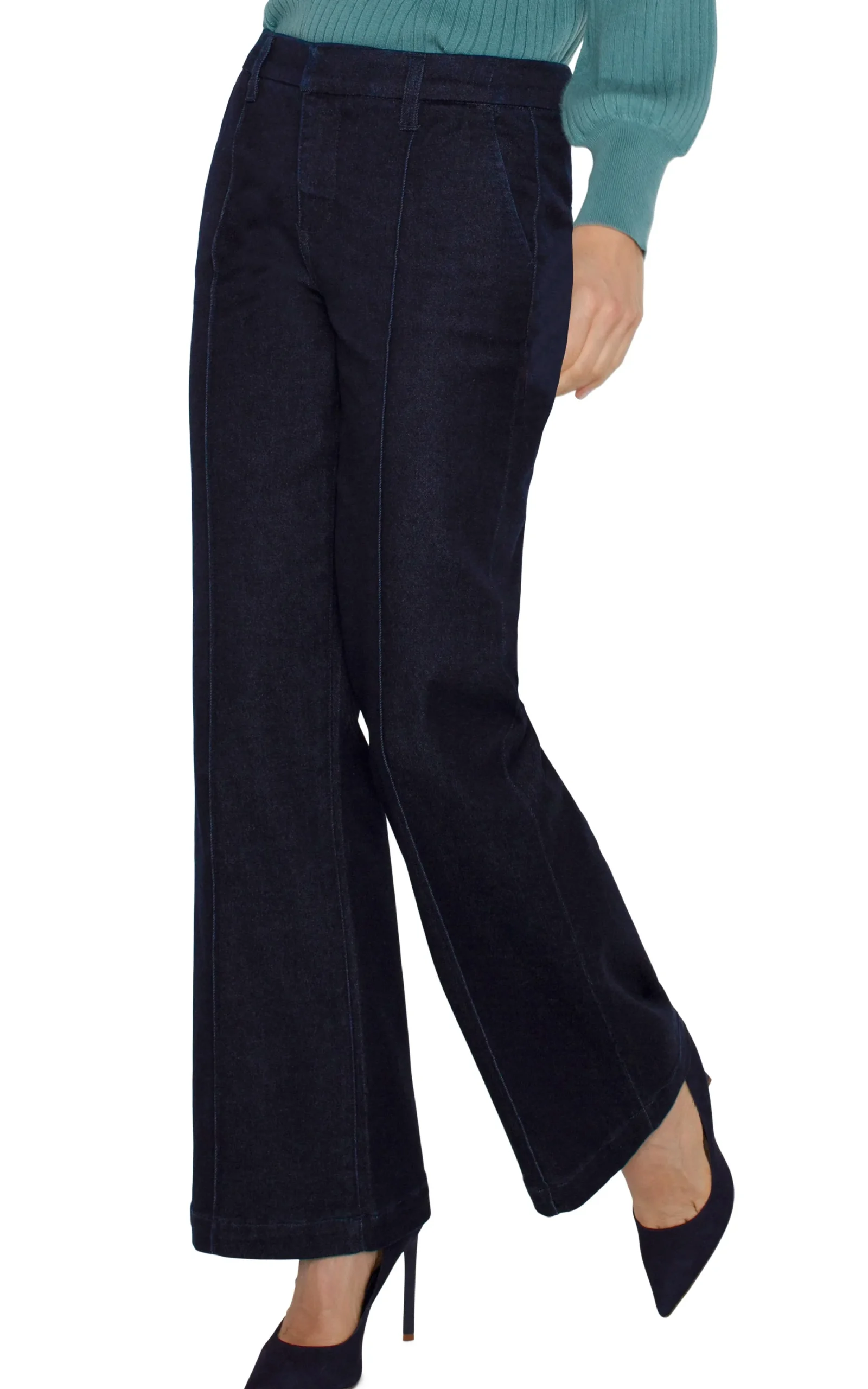 Jeans|Pants-Liverpool Los Angeles TROUSER WITH PINTUCKS Sturgis