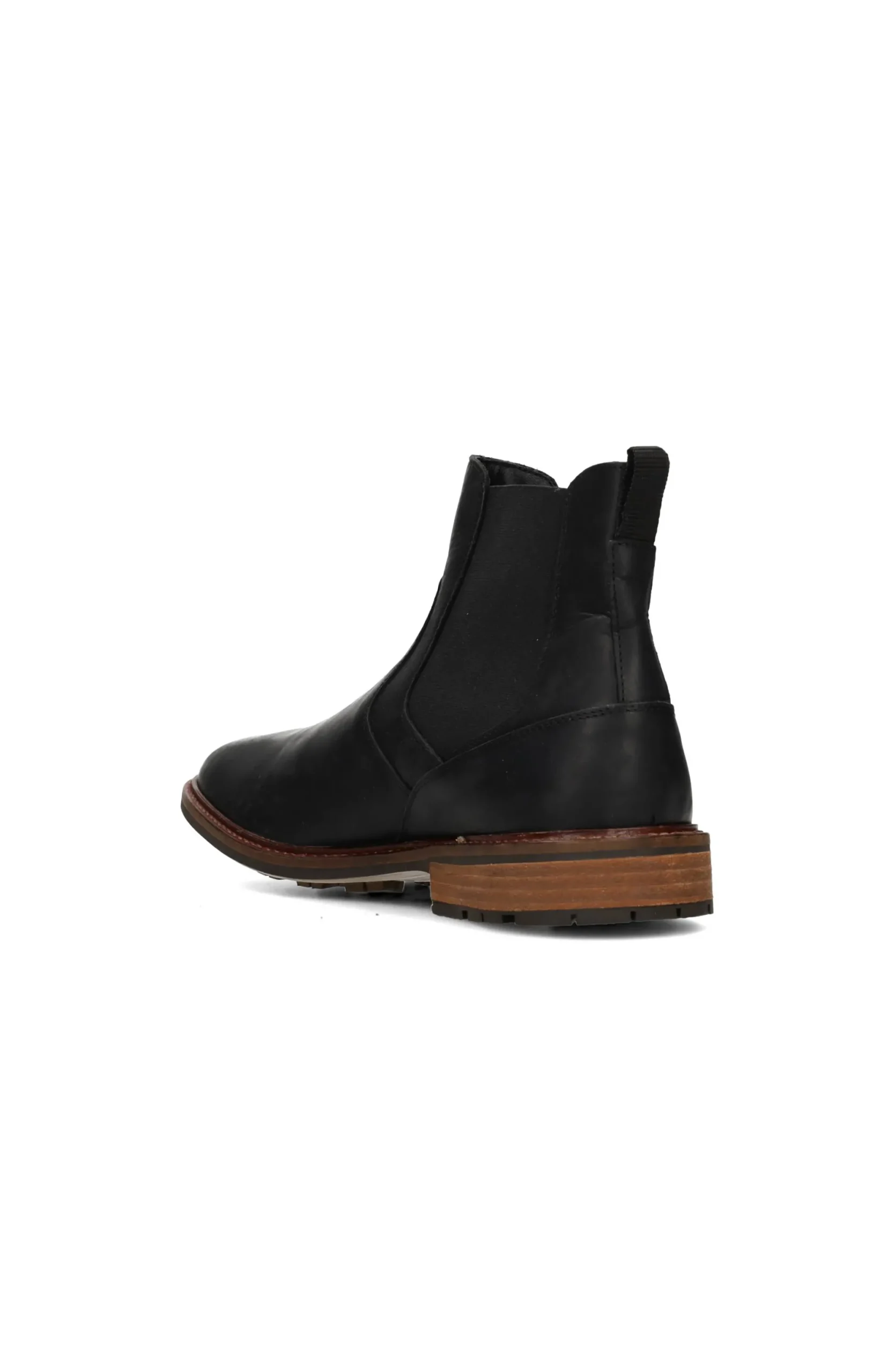 Boots-Liverpool Los Angeles WARREN BURNISHED LEATHER BOOT Black