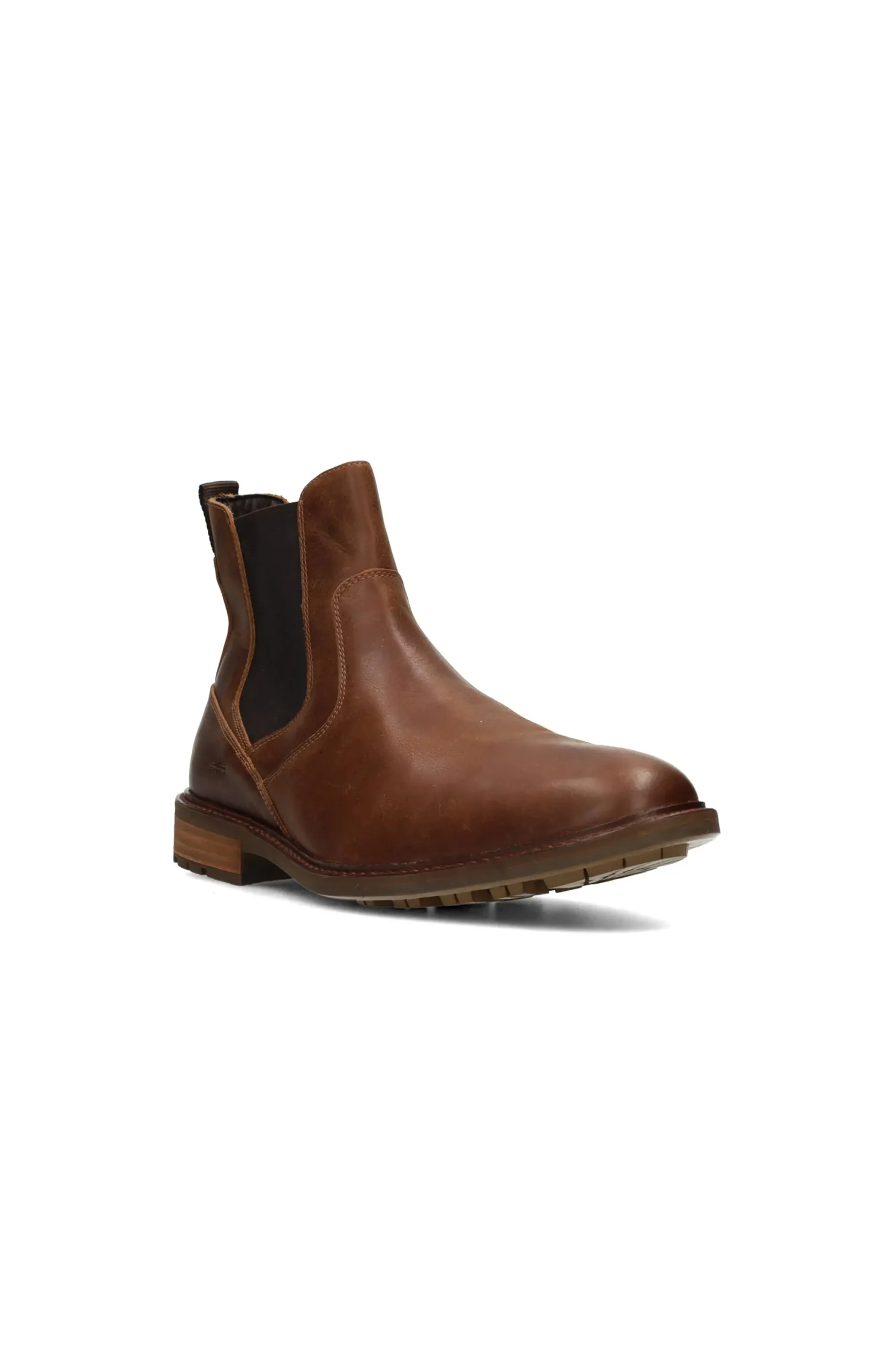 Boots-Liverpool Los Angeles WARREN BURNISHED LEATHER BOOT Darkbrown