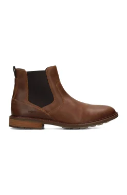 Boots-Liverpool Los Angeles WARREN BURNISHED LEATHER BOOT Darkbrown
